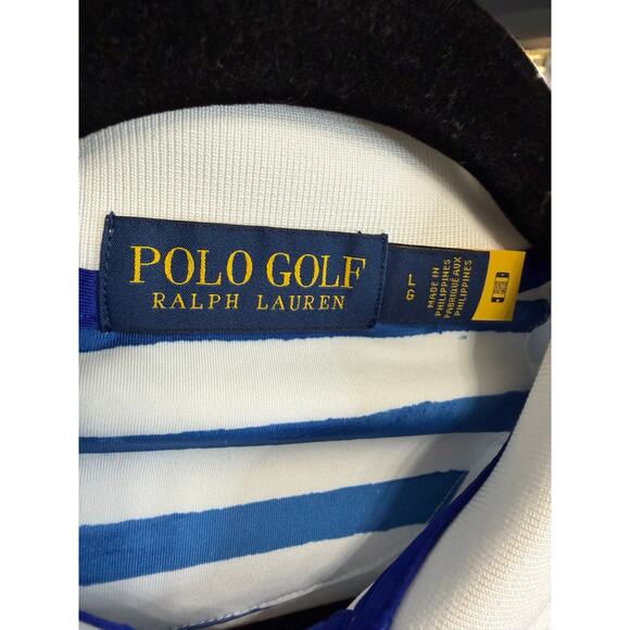 Polo Ralph Lauren Striped Performance Golf Jersey Polo Shirt Sz L - Picture 8 of 11